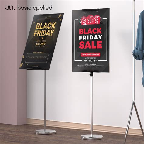 Randle Stainless Steel Foamboard Poster Stand Udo Basic Applied