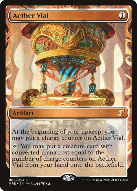 Aether Vial Masterpiece Series Kaladesh Inventions Magic The