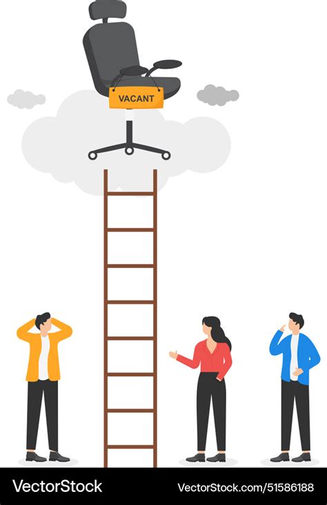 Businessman Climbing Career Ladder Way Up New Job Vector Image