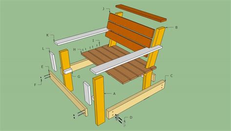 Outdoor Chair Plans Howtospecialist How To Build Step By Step Diy