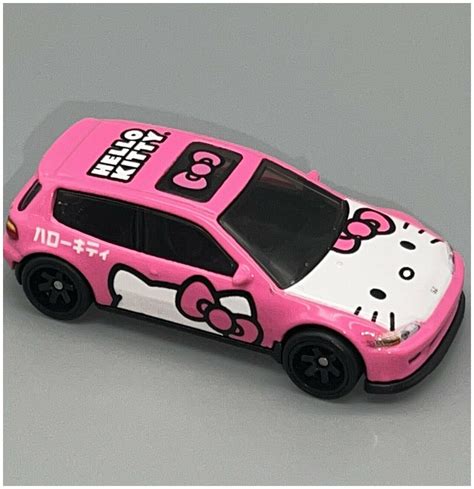 Hot Wheels Premium Car Culture Honda Civic EG Hello Kitty редкая коллекционная модель из сета