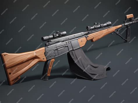 Premium AI Image | Assault rifle AK47