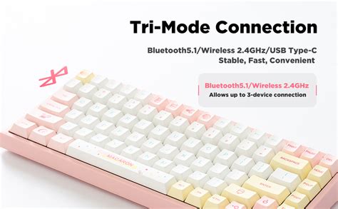 Yunzii Yz Hot Swappable Mechanical Keyboard G Usb C Bluetooth Keyboard With Rgb