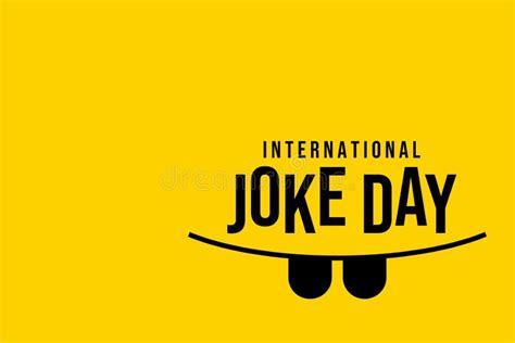 International Joke Day Stock Vector Illustration Of Background 222196883