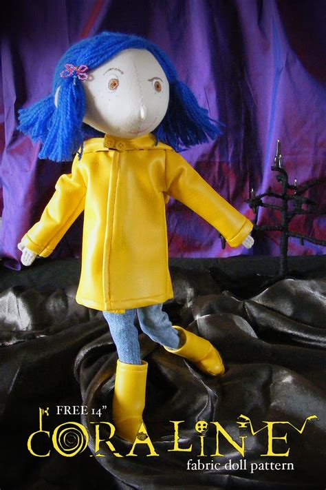 Coraline Doll Felt Sewing Pattern Pdf Menatulamasen