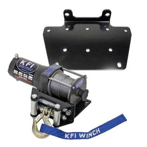 Aatv Wiinch Mount Auto Kfi Atv 2000lb Winch Combo Kit For A 2000 2004