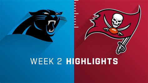 Carolina Panthers Vs Tampa Bay Buccaneers Highlights Week 2