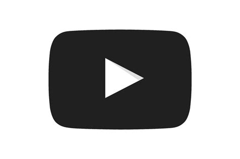 Square Youtube Logo Transparent Background - White Old Youtube Logo Png ...