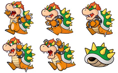 All Bowser Stylish Sprites Spm By Soweee On Deviantart