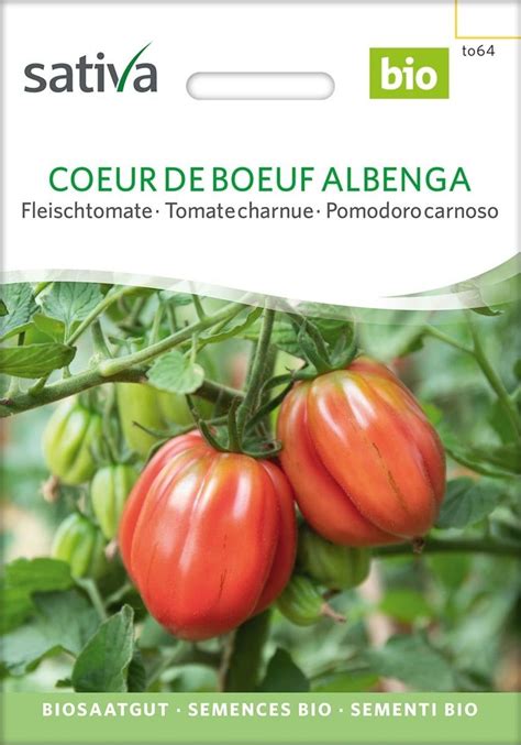 Sativa Tomate Charnue Bio Cœur de Bœuf Albenga 1 sachet Bloomling