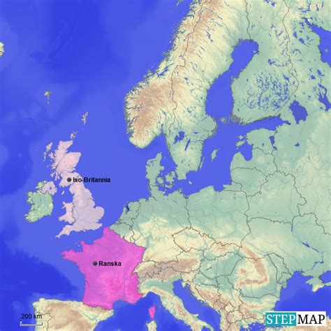 Stepmap Iso Britannia Ja Ranska Nt Landkarte Für Germany