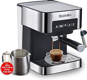 Biolomix Bar Italian Type Espresso Coffee Maker Machine With Milk