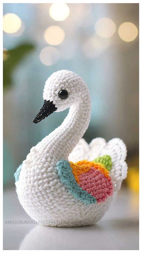 Amigurumi Swan Crochet Free Pattern In 2024 Crochet Bird Patterns