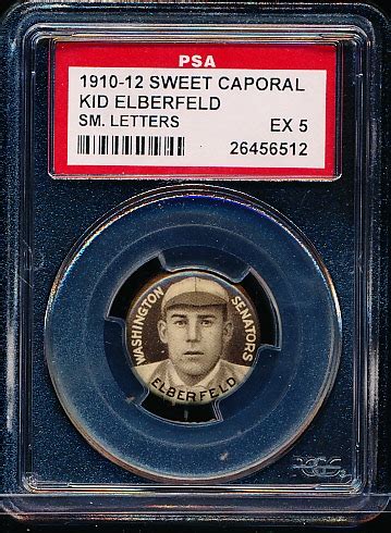 Lot Detail Sweet Caporal P Baseball Pin Kid Elberfield