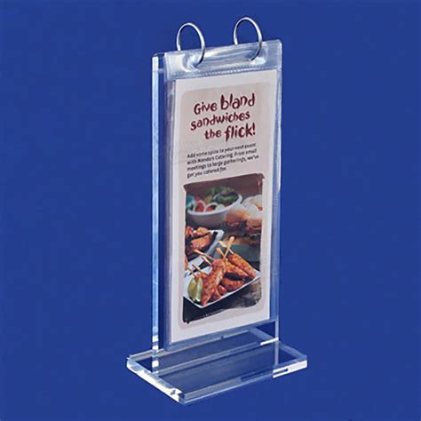 Acrylic Table Menu Stand Acrylic Stand Flip Menu Holder A A Buy