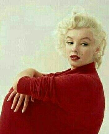 Marilyn Red Sweater Sitting Photo By Milton Greene Marilyn