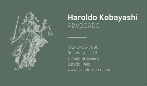 Cartão de visita para advogados - Modelos para customizar | Canva