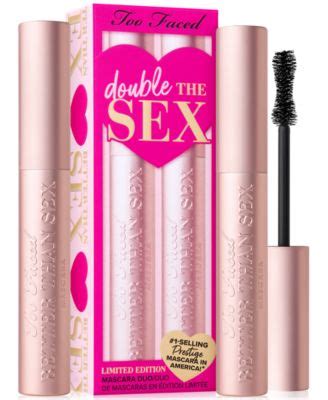 Too Faced Pc Double The Sex Limited Edition Mascara Set Macy S