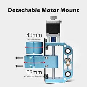 Genmitsu Upgraded Aluminum Z Axis Assembly V2 Kit With Spindle Motor