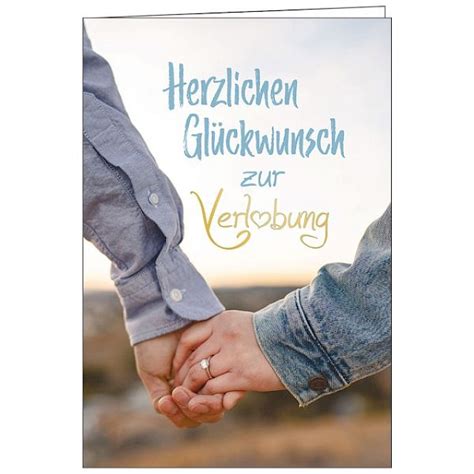 Faltkarte Herzlichen Gl Ckwunsch Zur Verlobung Buchhandlung Buchgalerie