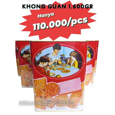 Jual Khong Guan 1 600 Gr Khong Guan Top Ekonomi 1150 Gr Biskuit