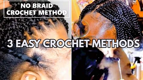 3 Easy Ways To Install Crochet Braids Crochet Braids Easy Crochet Crochet Patterns Crochet