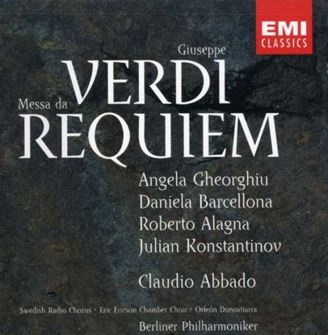 Giuseppe Verdi Requiem 2 Cds Jpc