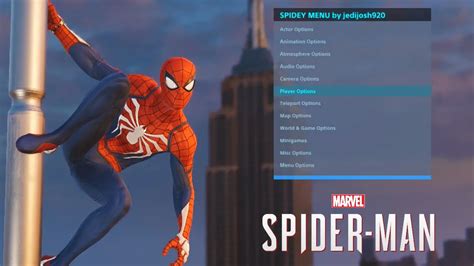 Spider Man Pc Mod Menu Spidey Menu By Jedijosh920 At Marvel’s Spider Man Remastered Nexus