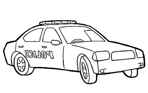 Coloriage Voiture Police Beau Photos Vervoer Kleurplaten Politie Auto