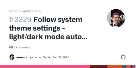 Follow system theme settings - light/dark mode auto switch · Issue ...