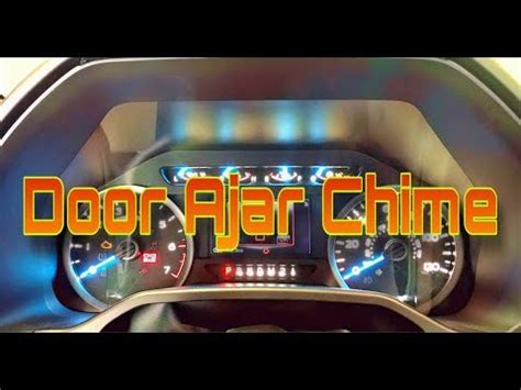 Disable Door Ajar Chime Sound On A Ford F Youtube