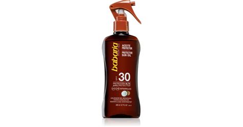 Babaria Sun Protective Oil Aceite Solar Rostro Y Cuerpo Con Aceite De