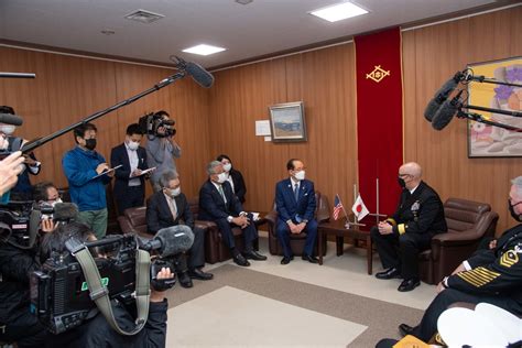 Dvids Images Cnrj Visits Sasebo Jmsdf And Mayor Image 1 Of 7