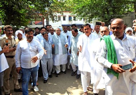 New Delhi Former Governor Satya Pal Malik Along With Supporters