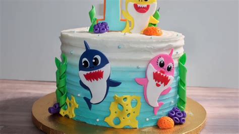 How To Make A Baby Shark Cake Baby Shark Youtube