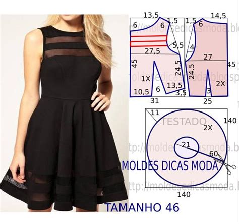 MOLDE DE VESTIDO FÁCIL 69 Moldes Dicas Moda Bloglovin