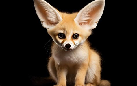 Premium AI Image | Adorable Fennec Fox on White Background