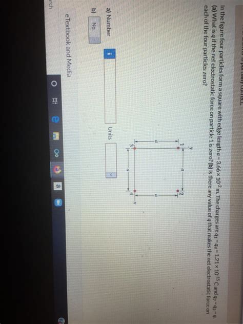 Solved Pallially LUITELL In The Figure Four Particles Form A Chegg