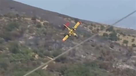 2 Dead As Firefighting Plane Crashes In Greece