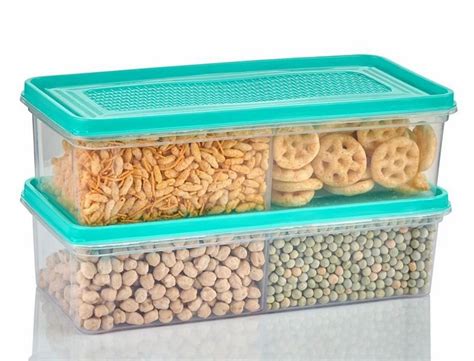 Sea Green Plastic Food Container Type Non Disposable Capacity 100