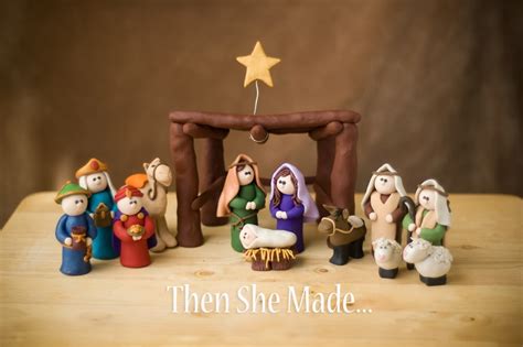 Then she made...: Christmas Nativity