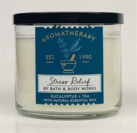 Bath And Body Works Stress Relief Aromatherapy Scented Candle