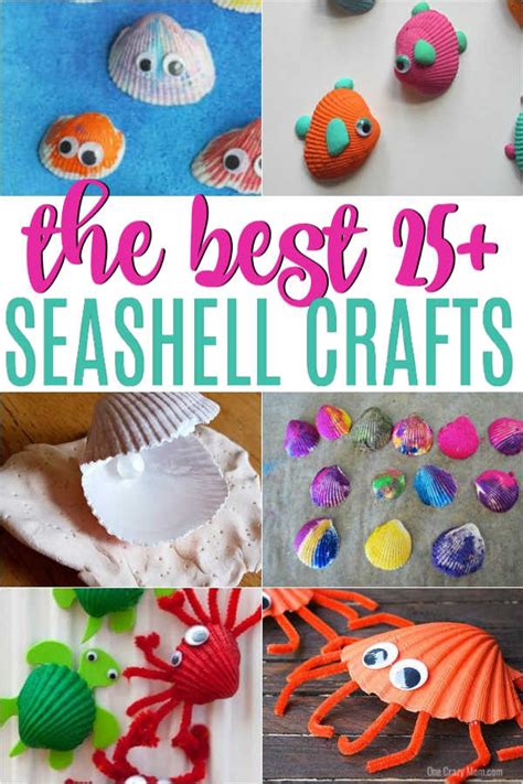 Seashell Crafts For Kids 25 Craft Activities With Shells