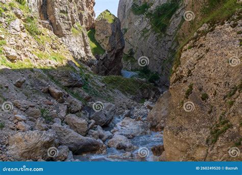 Mountain River in the Gorge Stock Photo - Image of blue, qudialchay: 260249520