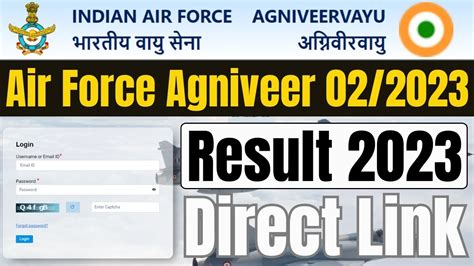 Air Force Agniveer Result