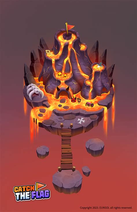 ArtStation - Mobile Arcade Games_Volcano