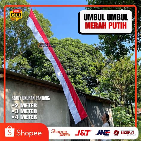 Jual BENDERA LESPANG UMBUL UMBUL MERAH PUTIH Shopee Indonesia