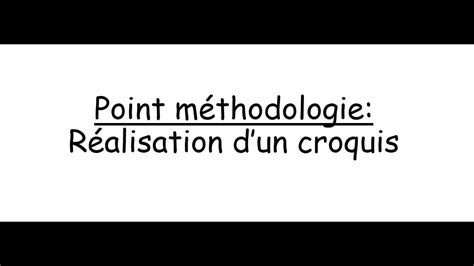 La M Thodologie Du Croquis G Ographie Quatri Me Youtube