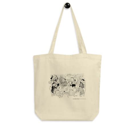 Algonquin Round Table Eco Tote Bag Al Hirschfeld Store