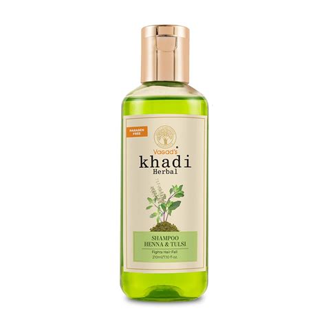 Buy VAGAD S KHADI HERBAL GRAMODAYA Henna And Tulsi Pure Natural Shampoo